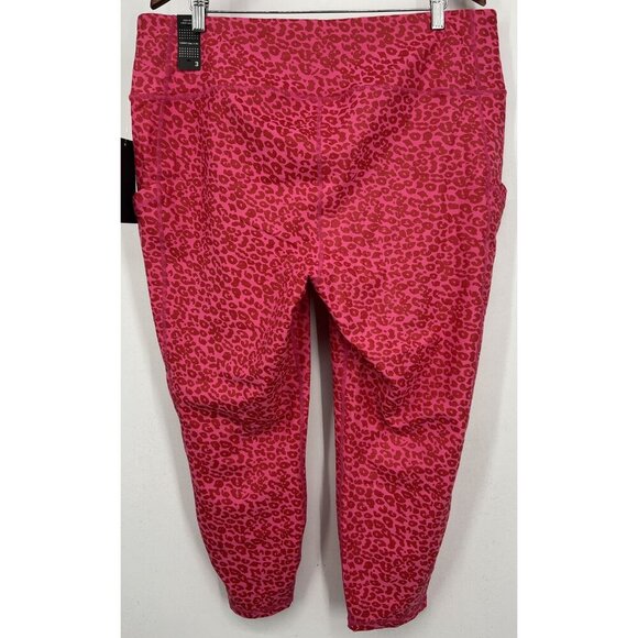 Torrid Pink Cheetah Leggings Plus Size 3X Crop High Rise Women New - Picture 5 of 8